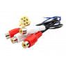 Переходник mini ISO RCA для магнитолы Веста, Гранта, Гранта FL, Калина 2, Приора 2