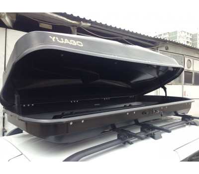 Автобокс Antares YUAGO (тиснение) с двухсторонним открыванием EuroLock 580 литров