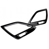 Накладки черный лак (глянец) на боковые воздуховоды для Веста Накладки черный лак (глянец) на боковые воздуховоды для Веста