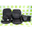 Обивка сидений (не чехлы) экокожа (центр с перфорацией) с цветной строчкой Соты для Шевроле/Лада Нива 2123 после 2014 г.в., Лада 4х4 (Нива) 2123