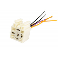 Колодка к 5-контактному реле, реле стеклоочистителя ВАЗ 2110, 2111, 2112 Колодка к 5-контактному реле, реле стеклоочистителя ВАЗ 2110, 2111, 2112