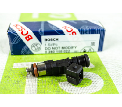 Форсунка BOSCH 022 короткая для 1,6-литровых 16кл ВАЗ 2110-2112, Приора