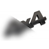 Шильдик 4х4 черный на Лада 4х4 (Нива) 2121, 21213, 21214, 2131 Шильдик 4х4 черный на Лада 4х4 (Нива) 2121, 21213, 21214, 2131