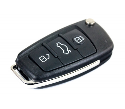 Ключ выкидной в стиле Ауди без чипа (пустой) для ВАЗ 2113-2115, 2110-2112, 2108-21099