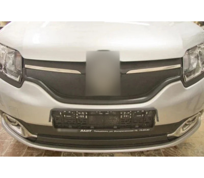Заглушка в проем переднего бампера АртФорм для Renault Logan 2 с 2014 г.в.