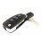 Выкидной ключ в стиле Ауди без чипа (пустой) с адаптированным замком зажигания для ВАЗ 2101-2107, Лада 4х4 (Нива) 2121, 21213, 21214, 2131