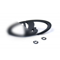 Шильдик черный матовый на решетку радиатора для ВАЗ 2110, 2111, 2112, 2113, 2114, 2115 Шильдик черный матовый на решетку радиатора для ВАЗ 2110, 2111, 2112, 2113, 2114, 2115