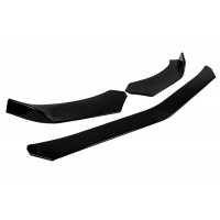 Нижняя накладка (Сплиттер) переднего бампера Sal-Man в стиле BMW черный лак