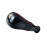 Ручка КПП Sal-Man в стиле Весты с пыльником, красной прострочкой и черной вставкой для ВАЗ 2113, 2114, 2115