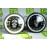 Светодиодные фары Череп черные с LED кольцом повторителя поворотника и ДХО для ВАЗ 2101, 2102, Лада 4х4, Нива Легенд