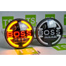 Светодиодные фары BOSS черные с повторителем поворотника и ДХО для ВАЗ 2101, 2102, Лада 4х4, Нива Легенд