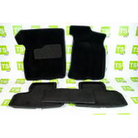 Формованные ворсовые ковры SeiNtex с бортами в салон для Приора