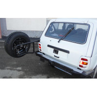 Кронштейн запасного колеса N-Parts с доводчиком на Лада 4х4 (Нива) 2121, 21213, 21214, 2131