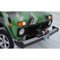 Кронштейн лебедки N-Parts (стационар) для лебедок 6500lbs на Лада 4х4 (Нива) 2121, 21213, 21214, 2131 Кронштейн лебедки N-Parts (стационар) для лебедок 6500lbs на Лада 4х4 (Нива) 2121, 21213, 21214, 2131