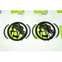 Грили для динамиков VS-AVTO Девушка с волосами 1