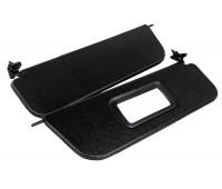 Черные солнцезащитные козырьки с зеркалом для ВАЗ 2101-2107