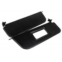 Черные солнцезащитные козырьки с зеркалом для ВАЗ 2101-2107