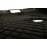 Черный жесткий потолок с тиснением ромб под плафон с очечником для Киа Рио, Хендай Солярис с 2011 по 2017 год