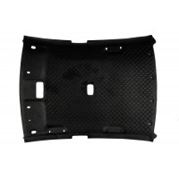 Черный жесткий потолок с тиснением ромб под плафон для Киа Рио, Хендай Солярис с 2011 по 2017 год