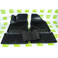 Полиуретановые коврики с текстурой ромб в салон для Веста Полиуретановые коврики с текстурой ромб в салон для Веста