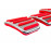 Накладки на педали Sal-Man с красными резиновыми вставками для Веста с МКПП