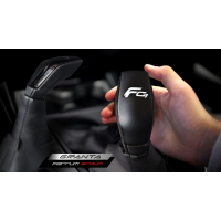 Модельная ручка КПП Ferrum Group с пыльником из экокожи (биэластик) для Гранта, Гранта FL, Калина 2, Приора 2