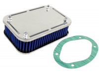 Воздушный фильтр нулевого сопротивления синий для карбюраторных ВАЗ 2101-2107, 2108-21099, 2110-2112, 2113-2115, 4х4 (Нива), Ока