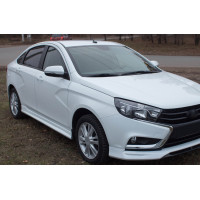 Пороги ASM VTS Шагрень для Веста