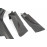 Защитные накладки внутренних порогов ЯрПласт на ковролин для Датсун, Калина 2, Гранта FL, Гранта