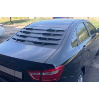 Дефлектор заднего стекла (решетка) БАРС для Веста седан Дефлектор заднего стекла (решетка) БАРС для Веста седан