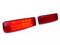 Двухрежимные (габариты и стоп-сигнал) светодиодные катафоты в задний бампер для Шевроле Нива, ВАЗ 2111