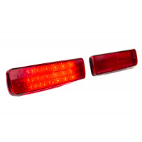 Двухрежимные (габариты и стоп-сигнал) светодиодные катафоты в задний бампер для Шевроле Нива, ВАЗ 2111 Двухрежимные (габариты и стоп-сигнал) светодиодные катафоты в задний бампер для Шевроле Нива, ВАЗ 2111