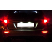 Диодные катафоты в задний бампер для Калина 2 хэтчбек, Гранта FL хэтчбек