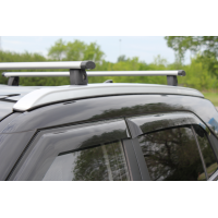 Интегрированные рейлинги серебристый пластик для Hyundai Creta с 2016 г.в. Интегрированные рейлинги серебристый пластик для Hyundai Creta с 2016 г.в.