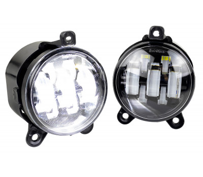 Диодные ПТФ Sal-Man 7 полос (ближний свет 60W и дальний 50W) 5800-5000lux для Приора, Нива 2123, ГАЗ Газель, Шевроле Нива с 2009 года Диодные ПТФ Sal-Man 7 полос (ближний свет 60W и дальний 50W) 5800-5000lux для Приора, Нива 2123, ГАЗ Газель, Шевроле Нива с 2009 года