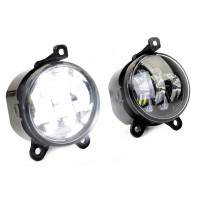 Диодные ПТФ Sal-Man 7 полос (ближний свет 60W и дальний 50W) для Лада Приора, Шевроле Нива с 2009 г.в., Лада 2123, ГАЗ Газель