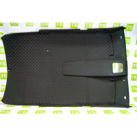 Черная обивка потолка с тиснением Ромб под большой плафон для Шевроле/Лада Нива 2123, Нива Тревел