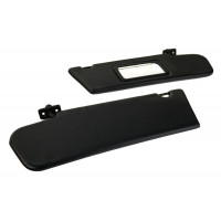 Черные солнцезащитные козырьки с зеркалом для Шевроле Нива, Нива Тревел Черные солнцезащитные козырьки с зеркалом для Шевроле Нива, Нива Тревел