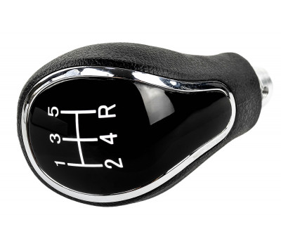 Ручка КПП Sal-Man в стиле Весты хром с белой подсветкой для Датсун, Веста,  Приора 2, Гранта FL, Гранта, Калина 2  с тросовым приводом