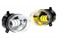 Двухцветные диодные ПТФ Sal-Man 29W 4600lux (бело-синий 6000К и желтый 3000К) для Ауди А4, А5, А6, Q5