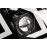 Комплект черных линзованных фар (2 линзы) в стиле АМГ для Приора