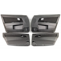 Аналоговые черные обивки дверей нового образца для Приора