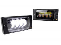 Мощные диодные противотуманные фары SL 70W 7 линз нерегулируемые для ВАЗ 2110-2112, 2113-2115, Шевроле Нива до рестайлинга 2009 года