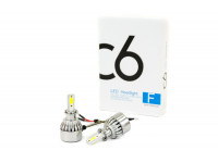 Светодиодные лампы C6 с цоколем H3 36W 3800LM для Шевроле Нива, ВАЗ 2113-2115, 2110-2112