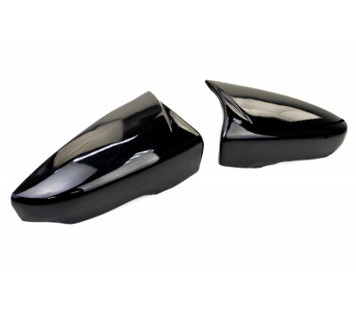 Накладки на боковые зеркала образца от 2014 года под повторители в стиле БМВ (Бетмены) для Гранта, Гранта FL