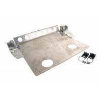 Защита картера двигателя алюминиевая 2,5 мм с ушами для ВАЗ 2110, 2111, 2112 Защита картера двигателя алюминиевая 2,5 мм с ушами для ВАЗ 2110, 2111, 2112