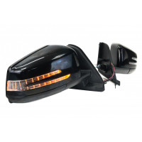 Боковые зеркала с механическим приводом и подогревом в стиле Мерседеса AMG с повторителем поворотника для Лада 4х4, Нива Легенд