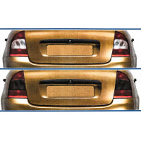 Тонировка светлой части задних фонарей для Калина седан