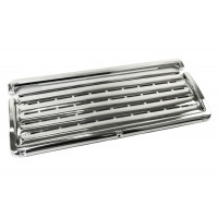 Декоративная хромированная решетка радиатора Широкие полосы для ВАЗ 2107 Декоративная хромированная решетка радиатора Широкие полосы для ВАЗ 2107