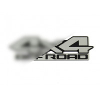 Серебристый шильдик Off Road для Лада 4х4, Нива Легенд